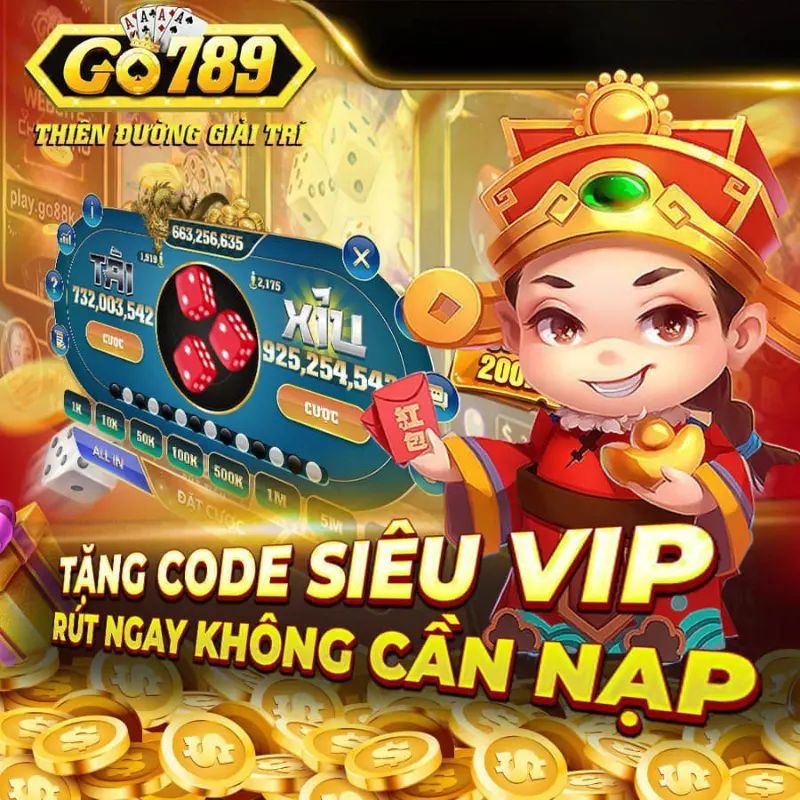 Tặng code siêu VIP khi rút ngay không cần nạp